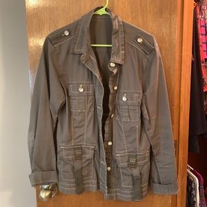 Grey cargo jacket